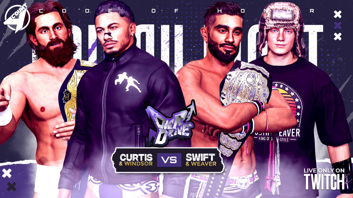 COHwrestling1's tweet photo. TONIGHT #COHOverDrive @ 6pm EST
🟣Jake Carter vs BH
💎Soraya Giselle vs Tori Reks
🟣Ricky Jelani vs Chase Owens
🟣Richie Roze vs Blounts
👽Ali Page in Action!
🟣Braddock in Action!
🤩Oliver Windsor/Brett Curtis vs Ryan Swift/Dustin Weaver
#WWE2K23
📺https://t.co/rXYN0Qt83G https://t.co/g0YjHZoZJs