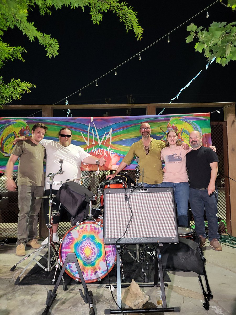 mcarmystrong's tweet photo. VLM's next show is today in downtown Burlington for the city's 4th Friday Concert Series. We go on at 5:30pm!l
@VivaLaMuerteNC
@yesweekly
Here's a sample of our new live album, STORM COUNTRY LIVE: STAND FOR THE WILD.
#VivaLaMuerte
#StandForTheWild #NorthCarolinaMusic https://t.co/dZZnlHUYk9
