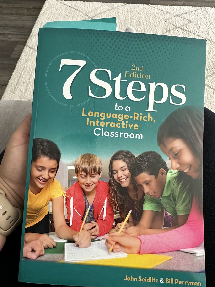 SLacorbiniere's tweet photo. Summer reading is my fav part of reading. Currently on book 6! Making room for this one as my #7 though! #ESOL #sevensteps #teacher #summerbooks #swanscreekES #PDonmysofa @SwansCreekES https://t.co/8GQGVUmzlJ
