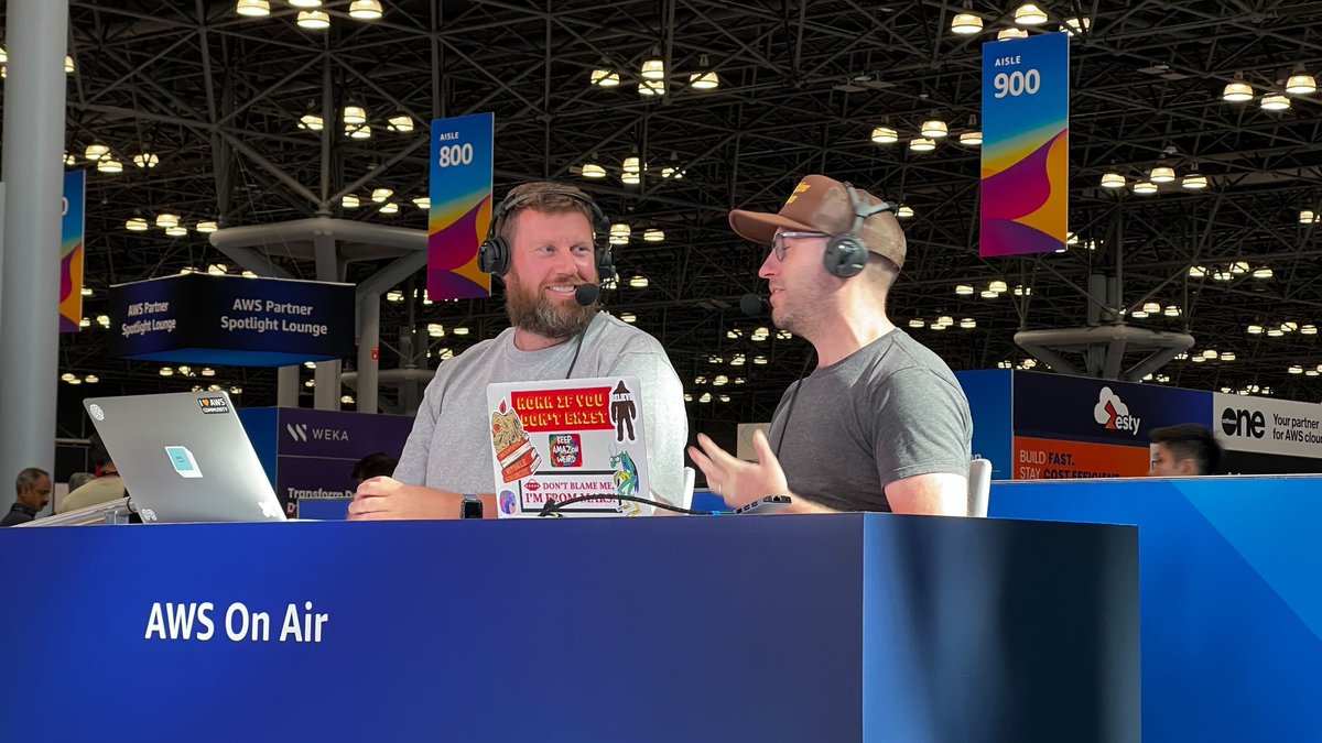 My announcement from the AWS NYC Summit: welcome @annaspies and @rchrdbyd as the new hosts on the @AWSonAir show Code Corner! Catch us Thursdays at 11 AM PT and learn to code with us! So happy to keep what @bellevuesteve and I started with these two amazing people!!