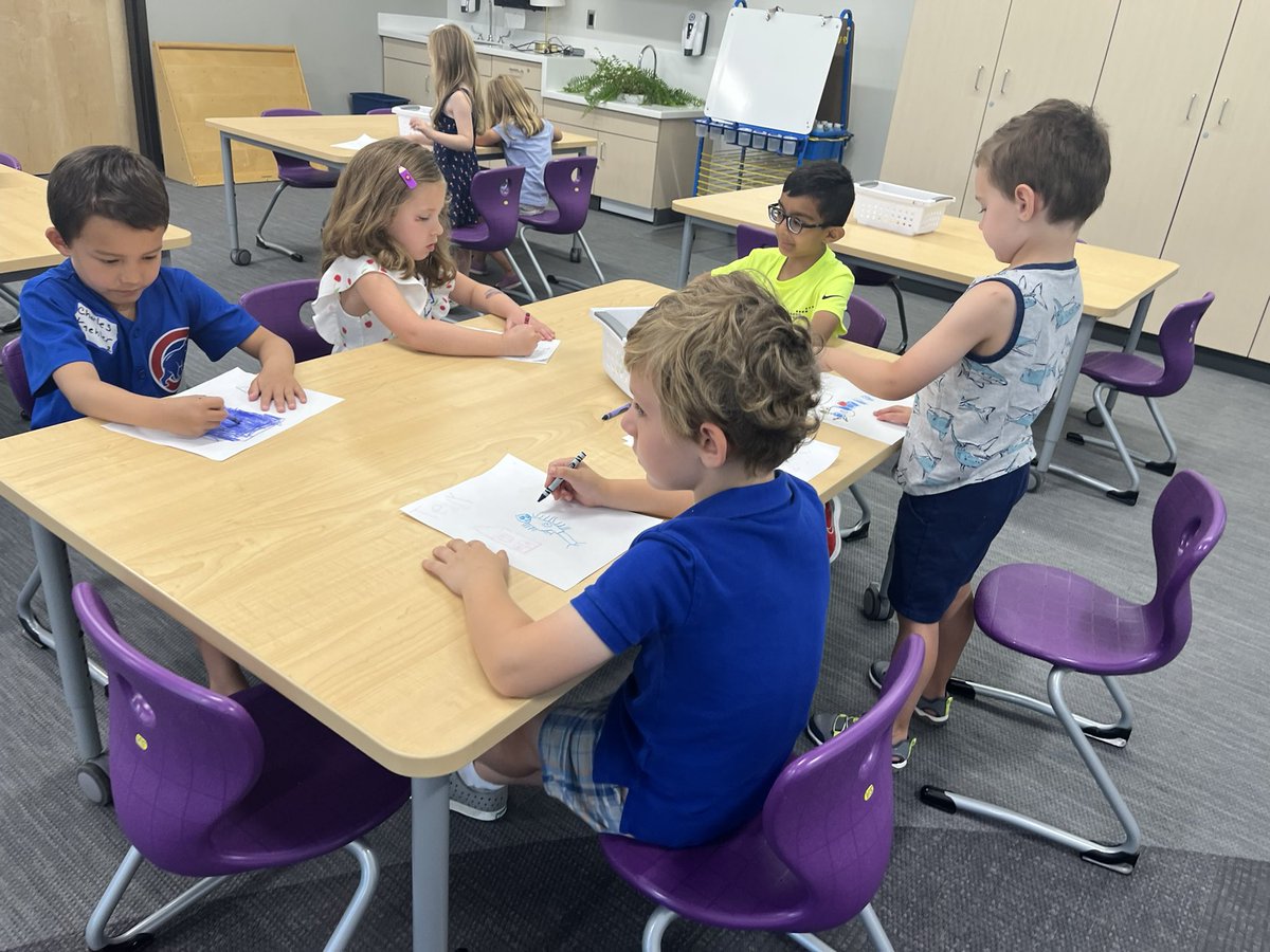 Today our kindergartners were able to visit a classroom, meet Lyon teachers, and new friends! Only a few more weeks until our first real day!  #Lyonlearners #weared34