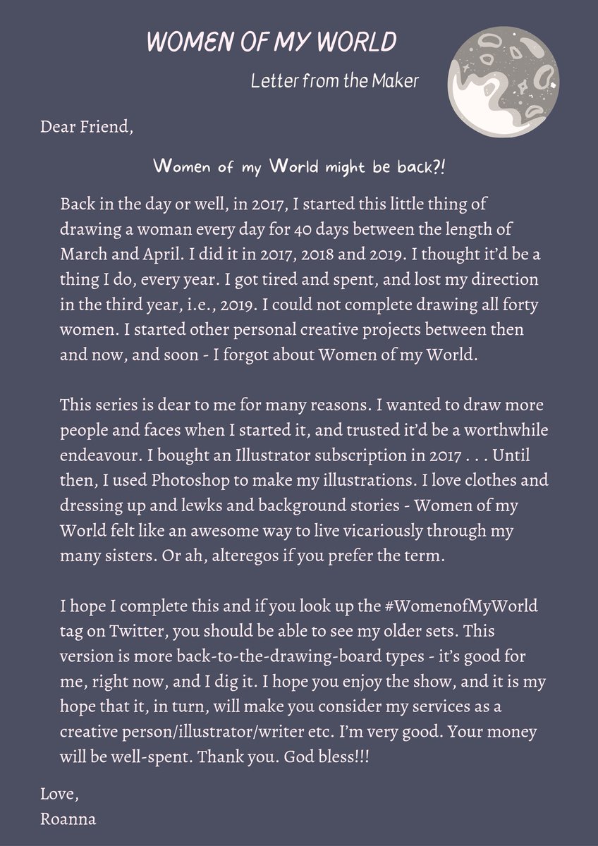 RoannaFernandes's tweet photo. 1️⃣4️⃣3️⃣ Women of my World: Aire 

by Roanna Fernandes 

Medium: Youva sketchbook 
Tool: a Trusted black gel-ink pen 

Notice: Made on Canva 

#Clothes #Datenight #Dressingup #July #LittleWomen #Neptunia #RoannaFernandes #studiojupiter #WomenofMyWorld #WomenofMyWorld23 https://t.co/NnoTOKvBc2