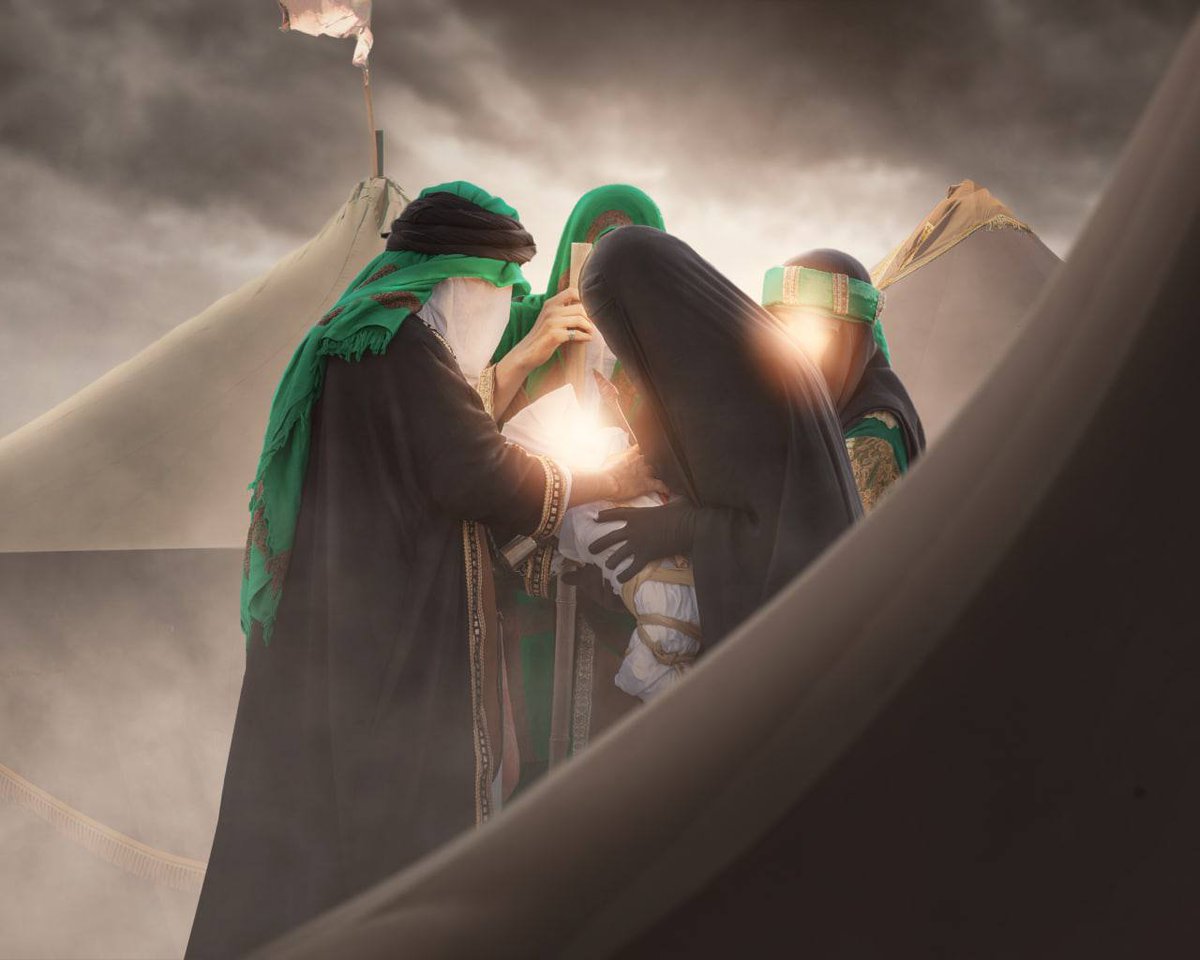 sydwyd4's tweet photo. السلام على عبد الله الرضيع ، المرمي الصريع ، المتشحط دما ، المصعد بدمه الى السماء ،المذبوح في حجر أبيه

#عبدالله_الرضيع
#ماذنب_طفلي
#وارضيعاه
#ليلة_العاشر
#وداعا_ياحسين
#ليلة_عبادة
#الحشد_ينادي_يا_حسين https://t.co/4oz9PR7aId
