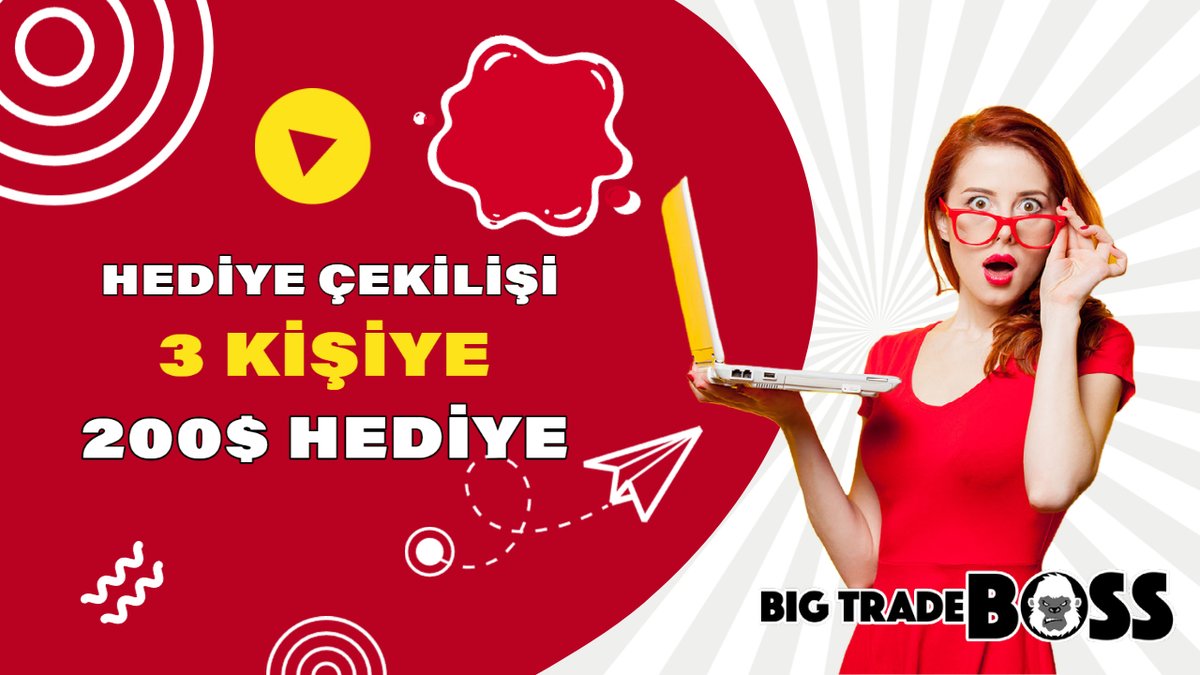 BigTradeBoss's tweet photo. 🚨Merhaba, söz verdiğim gibi gün içi al-sat kazançlarımın bir kısmını sizlerle paylaşıyorum.

Bu çekilişte 3 şanslı kişiye 💸200$ değerinde hediye vereceğim.

Katılım şartları çok basit; Bu tweeti beğen, retweetle ve yoruma "katıldım" yaz. İşte bu kadar! 
Bol şans! 🍀

#borsakursu #bitcoin #Daytrader