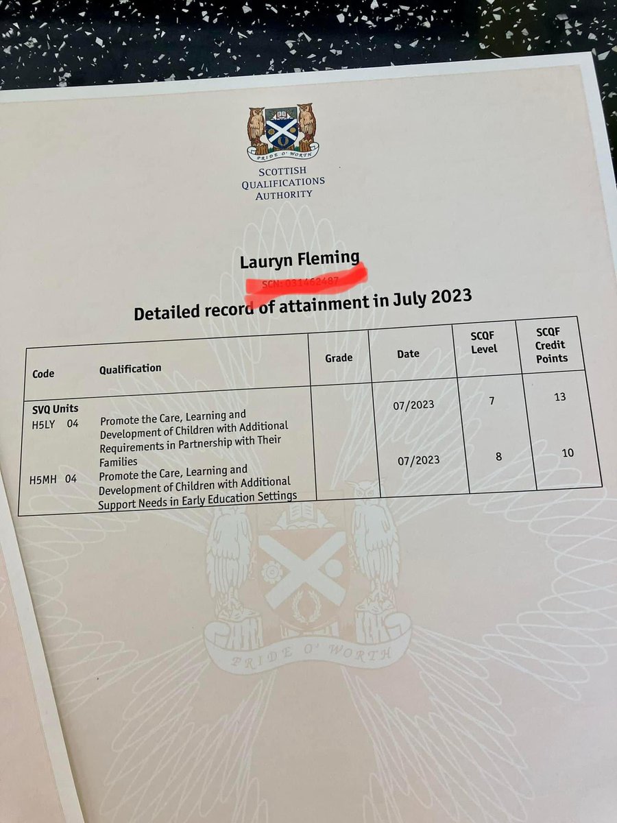 NicolaGall's tweet photo. So proud and privileged to work with such amazing SEYO’s and support them through their ASN qualifications!! #svq #sqa #promotingequity #ASN @StBernNursery @LadesideNursery https://t.co/yYpg6BfSTR
