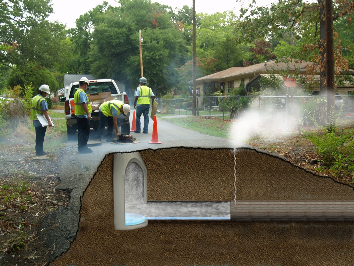 DeKalbWatershed's tweet photo. DWM will be #SmokeTesting the sewer system on Mimosa Drive in Decatur to detect any defects in the sewer system. If smoke escapes your sewer into the house, open a window & it’ll escape the house. Remember, if it matters, @ItsInDeKalb https://t.co/s4XMsJQkV5