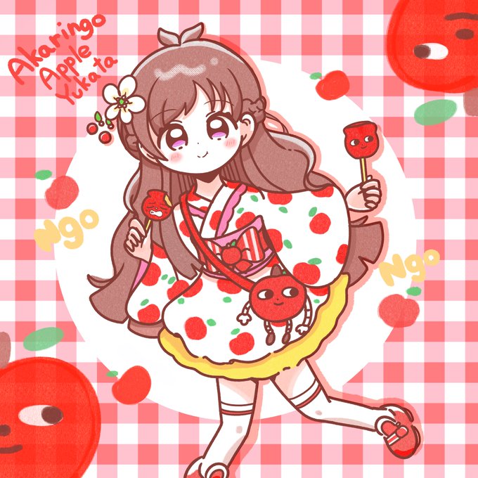 「りんご飴 花」のTwitter画像/イラスト(新着)｜2ページ目