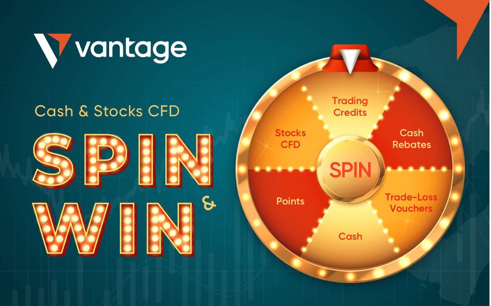 Man22001199's tweet photo. Spin the wheel &amp; win attractive prizes!
Check-in daily on Vantage Trading App to win Apple/Tesla, Bitcoin, Gold Contract, Trading Credits and even Cash!
Download now: https://t.co/Pp5e2kA9VF https://t.co/URZ8BSAg4j
