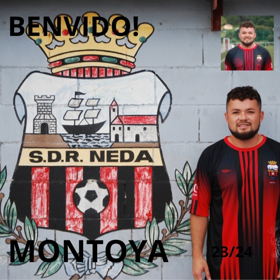 Boas tardes, e hora de presentar un xogador que volve o club despois de varios anos, un defensa zurdo de moita calidade e rapidez. Benvido Montoya e gracias por regresar o rapido de neda 🔴🔴⚫⚫⚽⚽