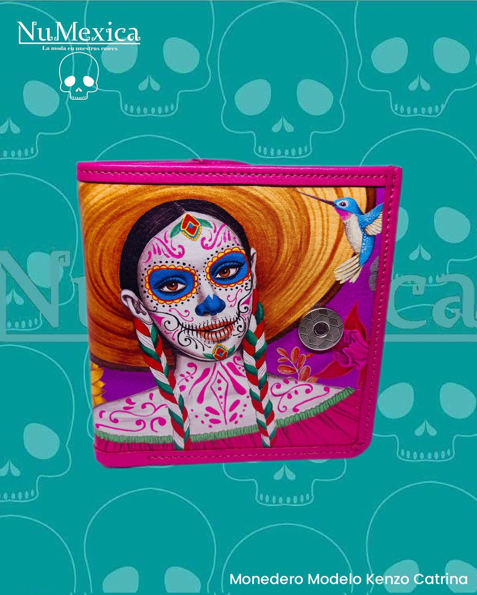 Numexica's tweet photo. Monedero modelo Kenzo Catrina 
Disponible en: 

📌 NuMexica Patio Frida 
📞 WhatsApp 55-48-57-81-35 
🛒https://t.co/rhSFB8RX8v

#monederosmexicanos #billeteramexicana #monederocatrina  #HechoEnMexico #consumelocal #numexicacoyoacan #numexica #lamodaennuestrasraices #catrina https://t.co/VGJRAMvssR