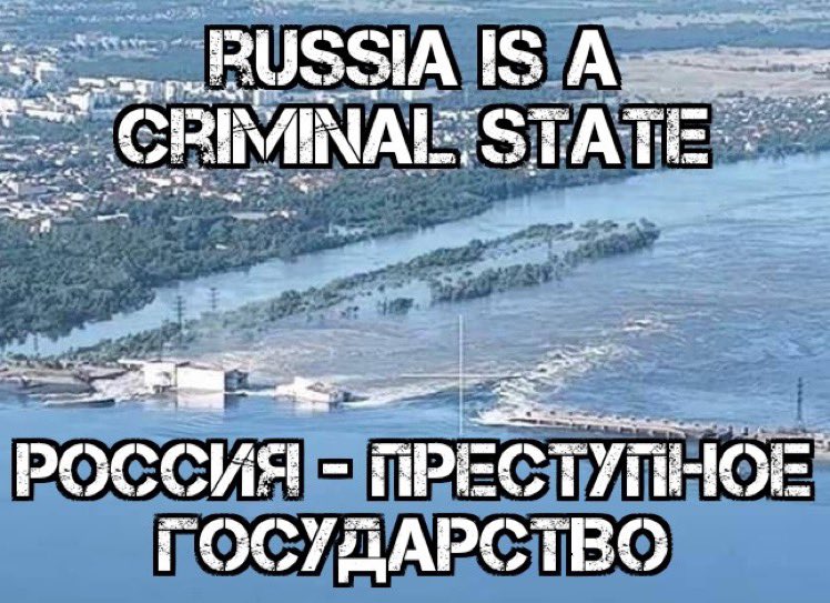 Anyone remember anymore that #RussiaBlewUpTheDam #RussiaisATerroistState #RussiaIsAnEcocidalState