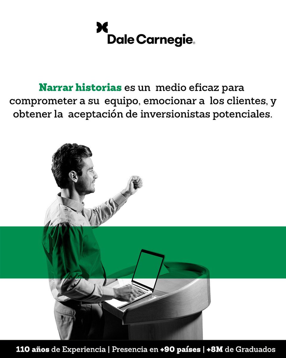 DaleCarnegieMx's tweet photo. Dale Carnegie comprendió el poder y el arte de  la narración. 

Hoy en día, Dale Carnegie Training ayuda a los líderes e individuos, con la  narración, a convertirse en líderes exitoso a través de su programa High Impact Presentations. 

Conoce más en https://t.co/Bu5bJKX0Cb https://t.co/qHX7ZYvl6n