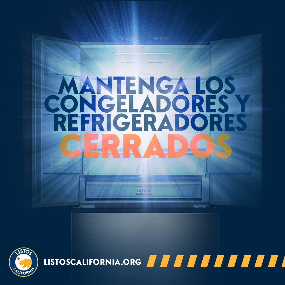 KernRCtweets's tweet photo. If you lose power, remember:

❄️ A refrigerator will keep food cold for about four hours.

❄️ A full freezer will keep the temperature for about 48 hours.

❄️ You can use coolers with ice if necessary.

For more tips, visit https://t.co/dCbwYbVF7i

#ListosCalifornia #bakersfield https://t.co/6QwzZxhHig