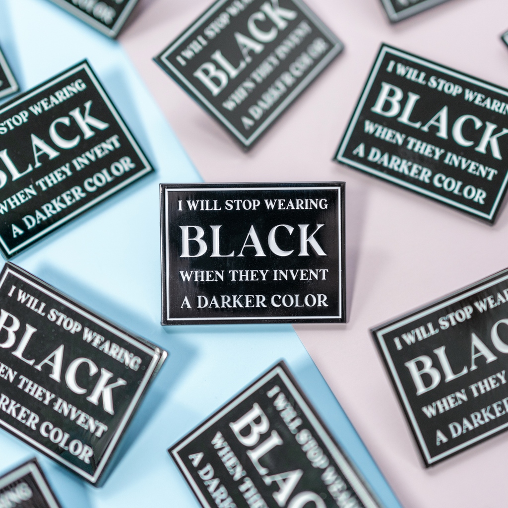 shopmoonmoli's tweet photo. #Black is the colour of my soul⁠
⁠
Get the pin here https://t.co/8eof2ecpqh⁠
⁠
#enamelpins #pincollection #pincollector #enamelpinmaker #pinshop #enamelpincollection #emopins #emo #punkstyle #punkpins #blackpins https://t.co/f43u6HrYMu