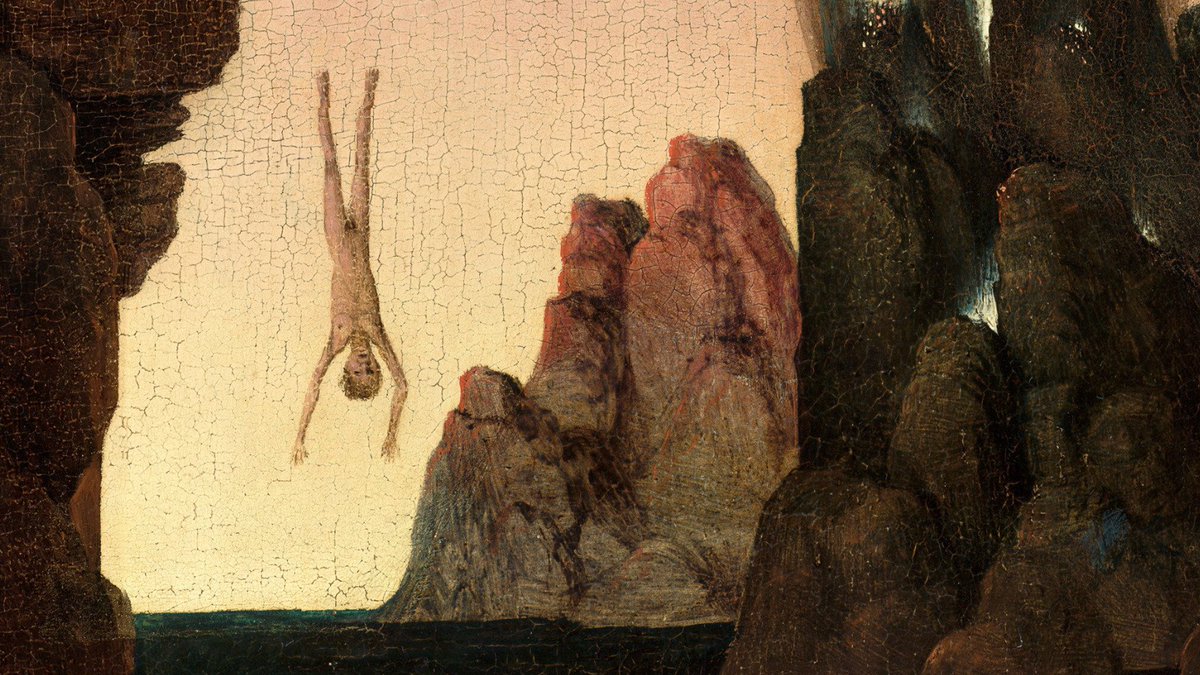 The Fall of The Damned, c. 1468, by Dirk Bouts