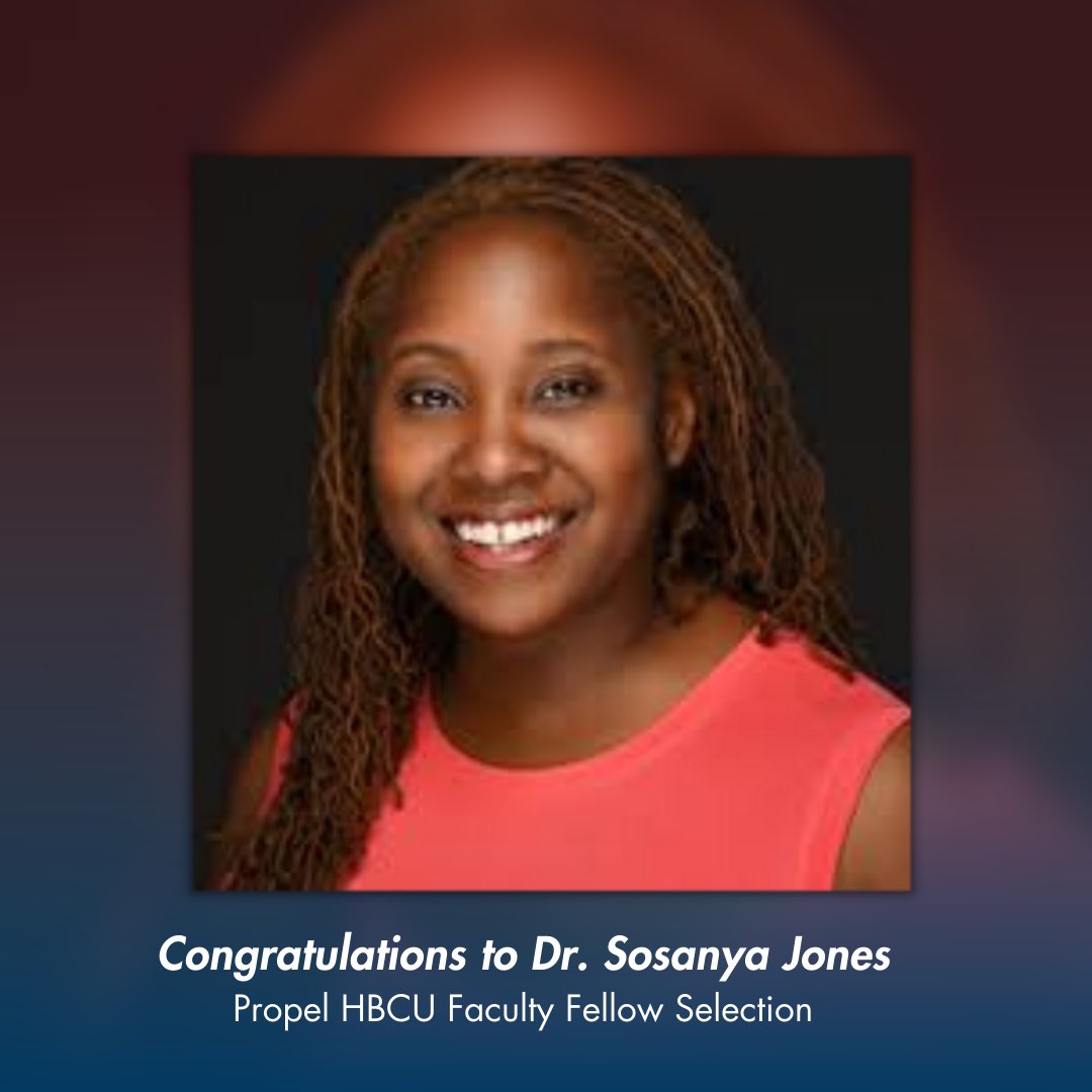 HU_SOE's tweet photo. Congratulations to Dr. Sosonya Jones on her selection to serve as one of the inaugural HBCU Fellows sponsored by The Propel Center, an innovation hub built for the future of HBCUs!
#propelforward #howardforward #facutly #HowardUniversity #fellowship #professionaldevelopment https://t.co/oGsIutgQT7