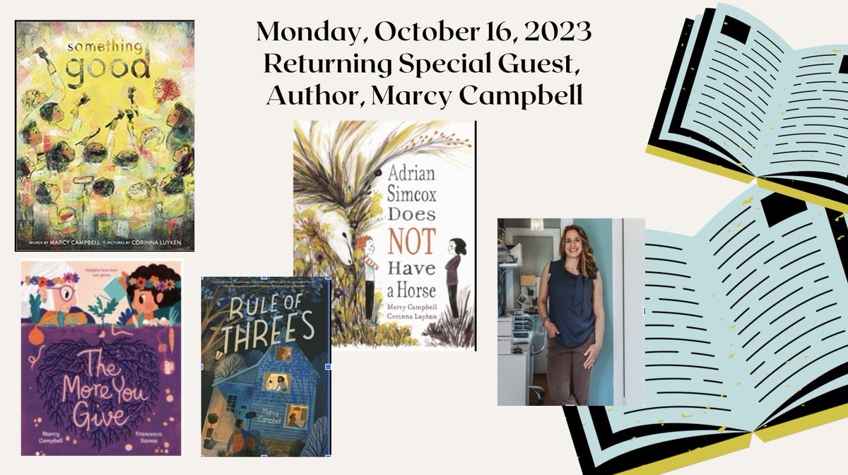 LMReadWrite's tweet photo. Our 2023-2024 #MentorTextMondays lineup is confirmed & we will be sharing our 🔗 for registration shortly. Until then, get to know our first 3 guests for this school year...@marcycampbell #corinnaluyken #katehoefler We can't wait to learn from these incredibly talented humans!! https://t.co/WqC376nsR0