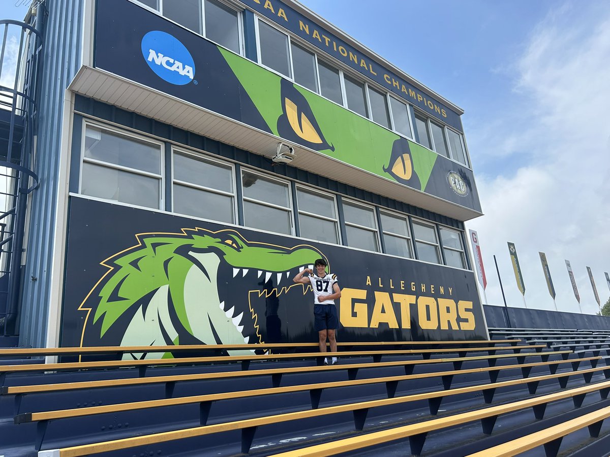 Thank you <a href="/Coach_Taggart22/">Jake Taggart</a> and Allegheny for inviting me to learn more about their football and athletic programs. Looking forward to exploring more.