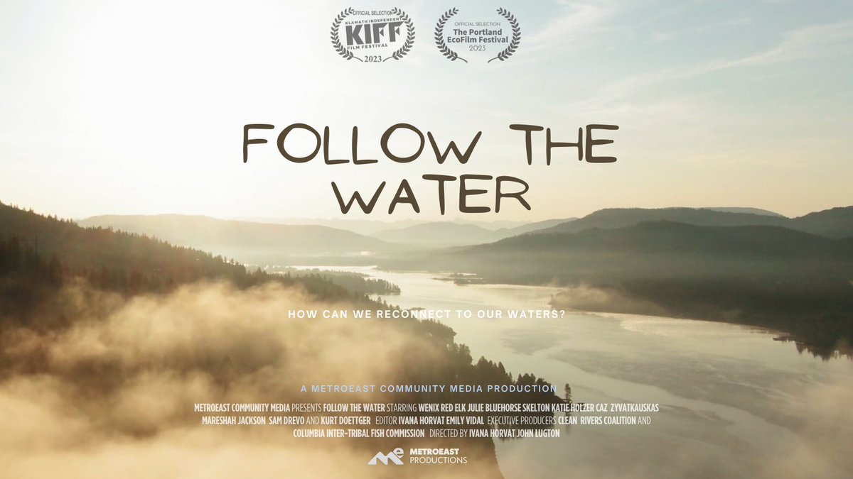 Our documentary film, FOLLOW THE WATER just got selected to screen at the Klamath Film Festival! 🌊🎥 We’re so honored to have a chance to share the stories of the indigenous voices we interviewed to new corners of the state. Thanks <a href="/klamathfilm/">Klamath Film</a>!