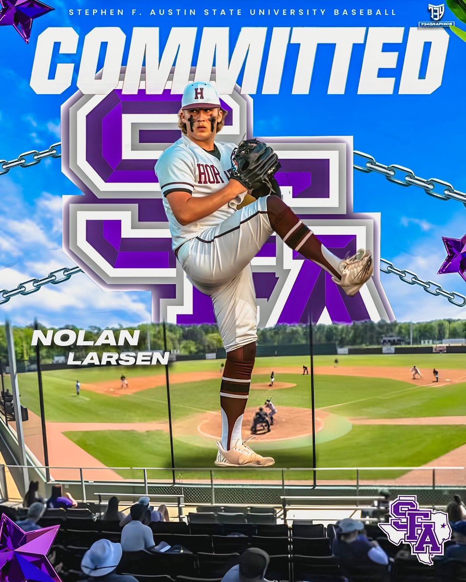 Blessed, thank you @SFA_Baseball for the opportunity to be a two way player for y’all. I had a hard decision to make and I’m so thankful for coach Livin and Spievey at AC, love y’all. Thank you @highplains2022 @EliteSquadTexas @HudsonISD_HS . I’m lucky to have all of y’all…