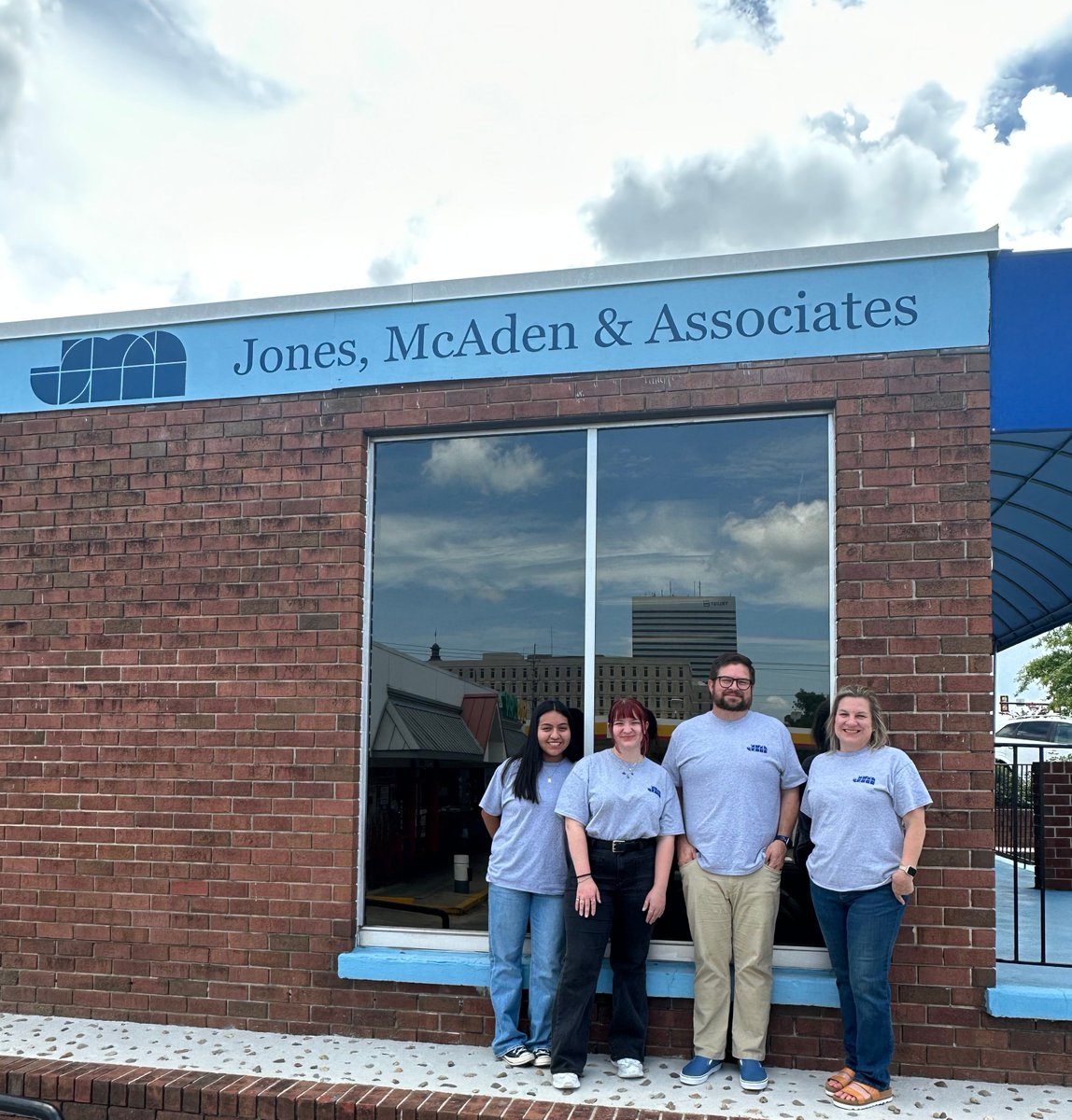 Team JMA rocking our new company shirts!☀️🩵 #JMA