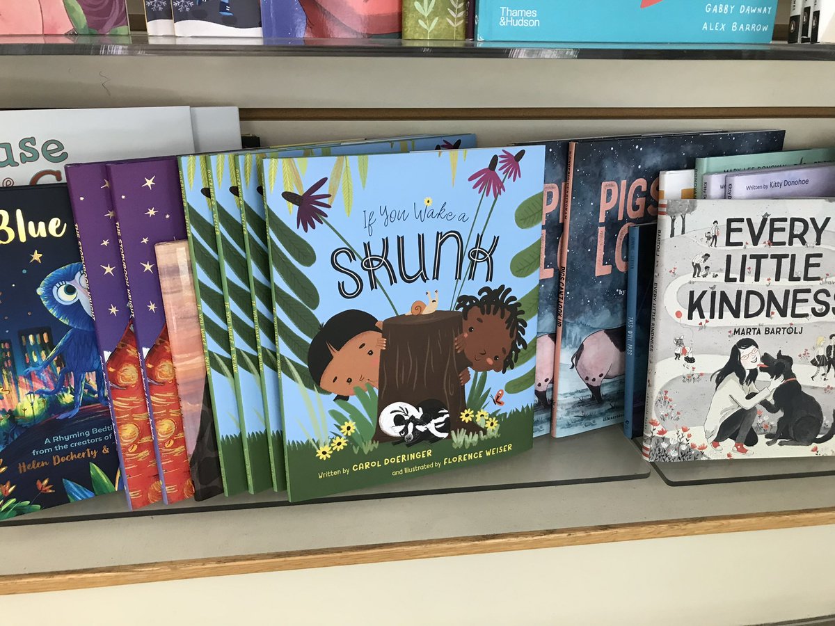 CarolDoeringer's tweet photo. My spotted-skunk book was spotted at @HorizonBooks in Traverse City, MI. Grateful author here! @SleepingBearBks https://t.co/diEh0vLUzX