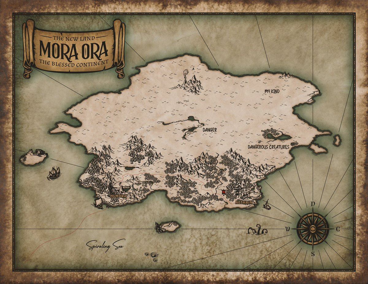 | 🗺The Cartographers Map | 📖Day 9: 

"Arandir says there are more like me northeast, but dangers as well. North's a wasteland that swallows everything; East holds unearthly creatures. 

He says best I turn back home."

- Join &amp; Take Part In The Voyage 🟦