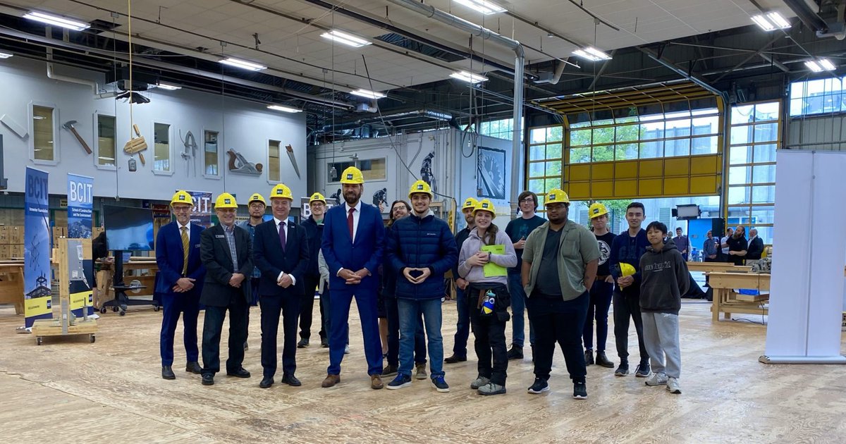 News this week! As part of the StrongerBC: Future Ready Action Plan, the Province is providing #BCIT with $3.3 million to create a mass-timber training hub, expanding opportunities for people to gain new skills. Read the full story on <a href="/bcit/">British Columbia Institute of Technology (BCIT)</a> News: bit.ly/3OacV0h <a href="/BCITSoCE/">BCIT SoCE</a>