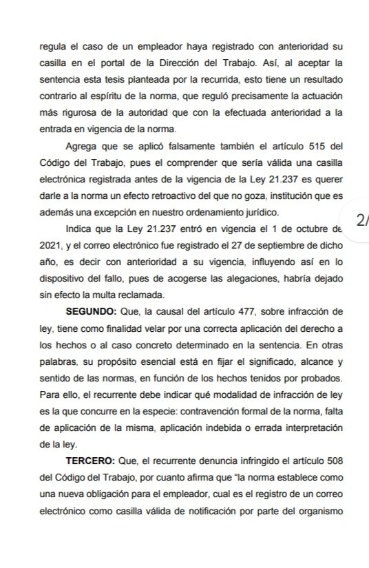 JorgeMuruaS's tweet photo. Triunfo judicial de la @DirecDelTrabajo por multa aplicada a Laboratorio internacional de Cosméticos S.A. notificada por correo electrónico.
Fallo de la Corte de Apelaciones de Stgo.
Denuncia efectuada por @SIMECHILE https://t.co/ydMemX0O1L