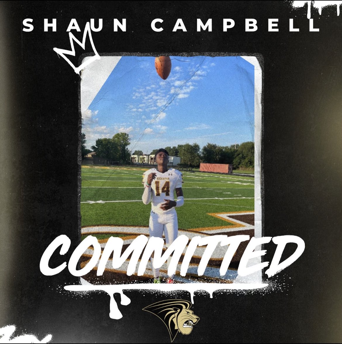 shaun (@campbell2_shaun) on Twitter photo Excited to announce that I have committed to Lindenwood University to continue my academic and football career. Thank you to God my Family, Teammates and Coaches #agtg🙏🏾 <a href="/Kpoofootball/">Kickapoo Football</a> <a href="/Train_DaySports/">Training Day Sports</a> <a href="/stugfb/">Jed Stugart</a> <a href="/CoachBethany/">Corey Bethany</a> <a href="/CoachGoldenberg/">Mark Goldenberg</a> <a href="/6starfootballMO/">Six Star Football | MISSOURI</a> <a href="/WyattWheeler_NL/">Wyatt Wheeler</a> Excited to announce that I have committed to Lindenwood University to continue my academic and football career. Thank you to God my Family, Teammates and Coaches #agtg🙏🏾 <a href="/Kpoofootball/">Kickapoo Football</a> <a href="/Train_DaySports/">Training Day Sports</a> <a href="/stugfb/">Jed Stugart</a> <a href="/CoachBethany/">Corey Bethany</a> <a href="/CoachGoldenberg/">Mark Goldenberg</a> <a href="/6starfootballMO/">Six Star Football | MISSOURI</a> <a href="/WyattWheeler_NL/">Wyatt Wheeler</a>