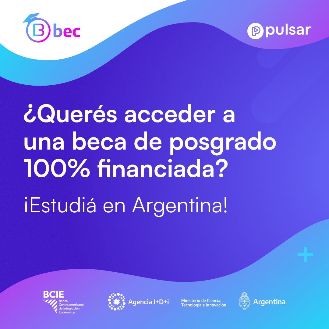 senacytgt's tweet photo. 👉 El #ProgramaBec es un proyecto de financiamiento del Banco Centroamericano de Integración Económica (BCIE) junto a la Agencia I+D+i.

📲 Descubre más en ▶️ https://t.co/uLPykMgAuU

#SenacytParaTi https://t.co/nscgzKXciq