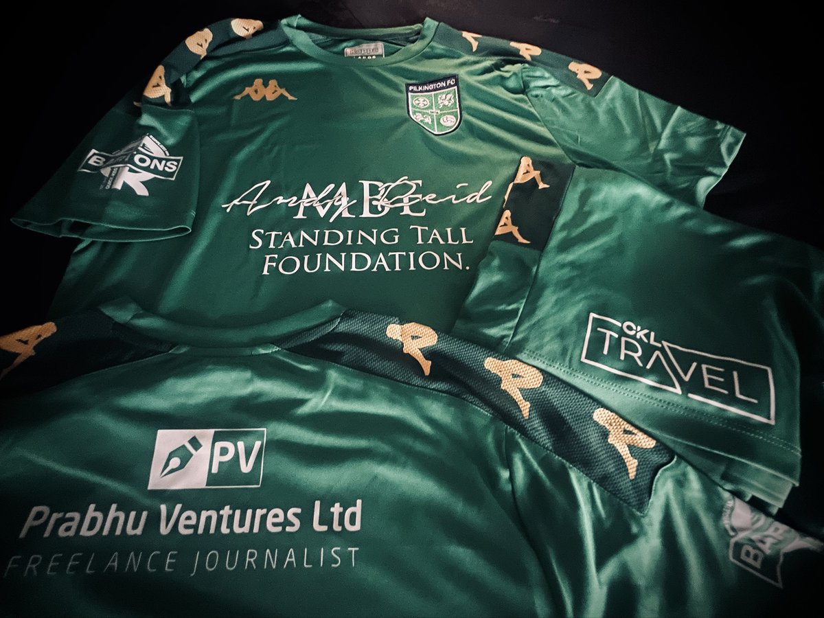 Pilkingtonfc's tweet photo. New season, new league, new kit 😍#TheJourneyContinues https://t.co/HJCFzD3bWA
