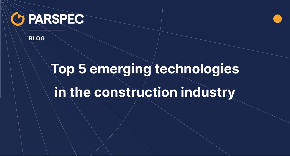 🌟 The construction industry is being reshaped by AI, robotics, & advanced software. 
Discover 5 companies leading the charge. Stay ahead! 🏗️ Read more: hubs.ly/Q01ZfN190
#Parspec #ConstructionTech #SustainableBuilding #EfficiencyInConstruction #DigitalTransformation