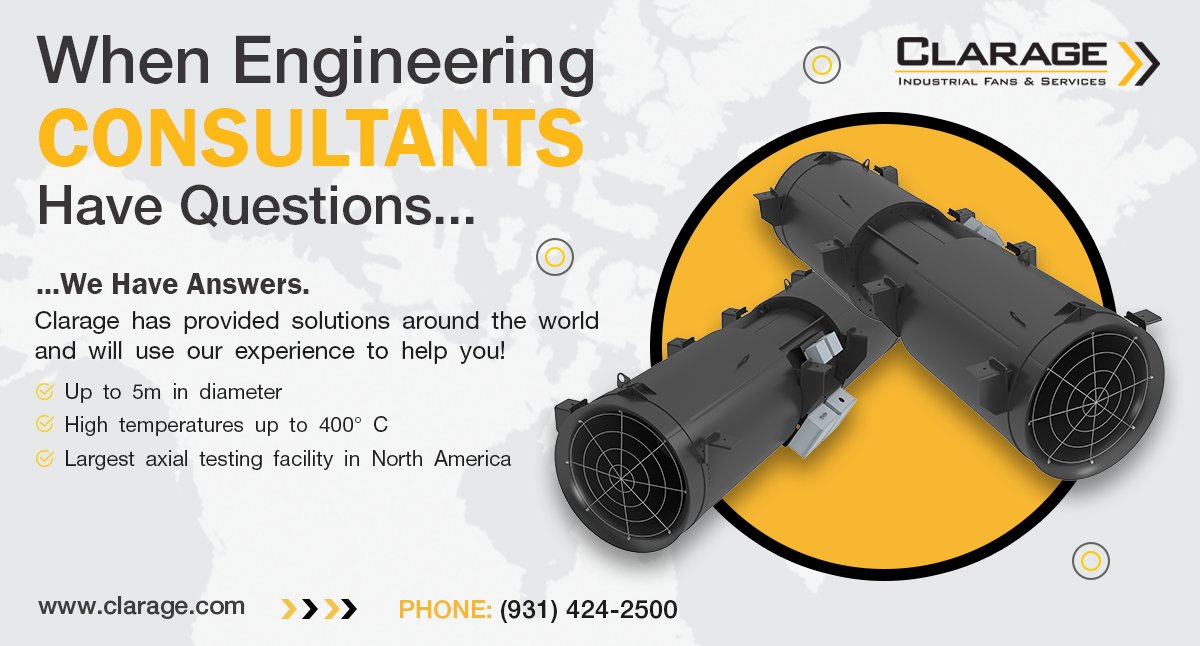 Clarage_Fans's tweet photo. #Clarage focuses on providing our customers with solutions to their HVAC needs.
#fantesting #engineering #hvac #tunnelfan #industrialfans

Contact us if you need help with a solution to your application. https://t.co/ibKhoFot2x https://t.co/masd7wkXpE