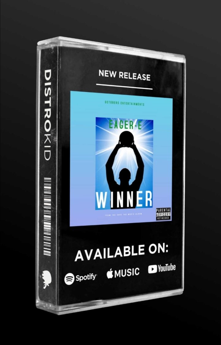sosoeager's tweet photo. WINNER by @EagerE available on all music streaming platforms. Go listen to it. #EagerNation #SosoEager https://t.co/vzcqy36d2H