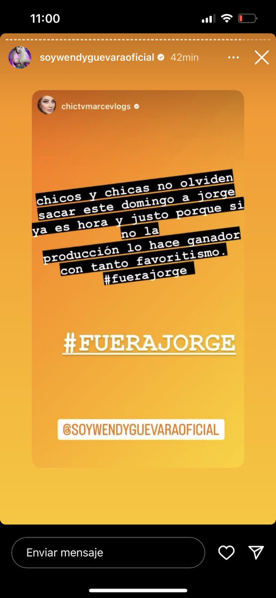 JC150900's tweet photo. La cuenta oficial de Wendy está pidiendo que se tiene que ir Jorge este domingo y se suma su amiga Evelyn.
Si J no tuviera un privilegio evidente y no fuera protegido yo misma voto por el y que de large S o P
PERO no, no queremos ningún protegido 
#LaCasaDeLosFamososMx
#LCDLFMX https://t.co/mQIH5LVdH6