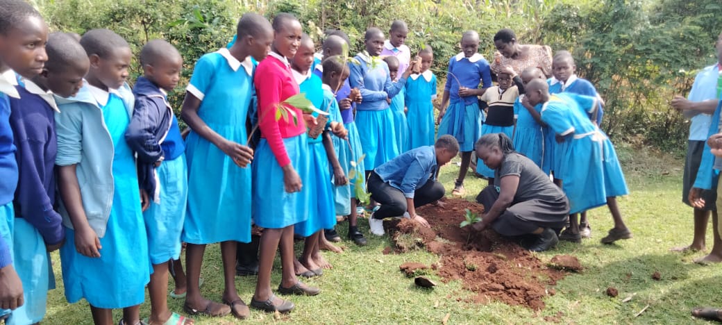 StinicahKemunto's tweet photo. Today @threshold_of was at Kebere Primary school Gucha Sub-county
Kisii county Kenya.
Had a mental health talk, menstrual hygiene and climate change talk. We managed to plant 100 trees and mentored 250 pupils
#empoweredtoempower
#mentalhealth
#peersupportnetwork
@jenga_kaka https://t.co/37zf5QVFQH