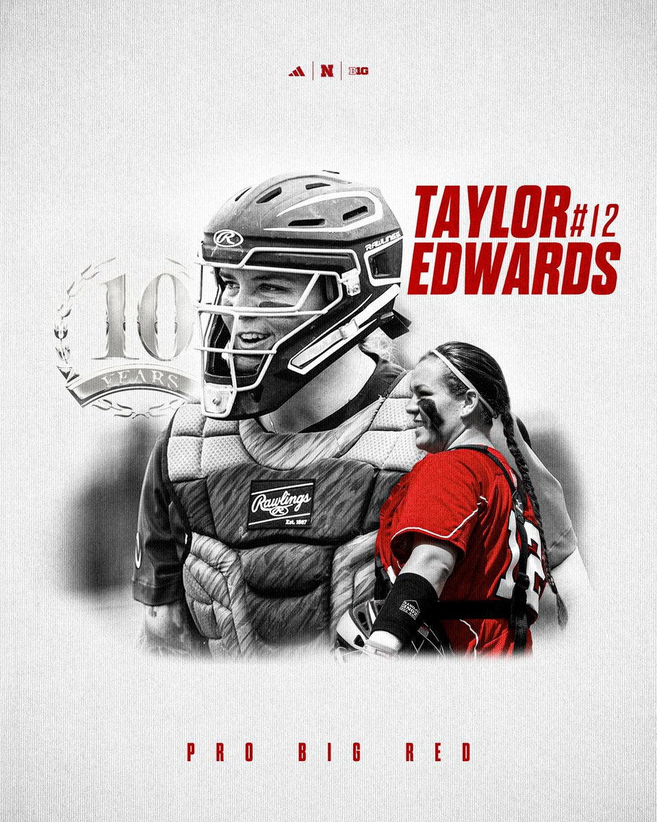 HuskerSoftball's tweet photo. Year 10 for Tay!

Best of luck to @TayEdwards212 as she kicks off year 10 as a pro.

#ProBigRed x @AUProSports https://t.co/Zg9vNVRRIP