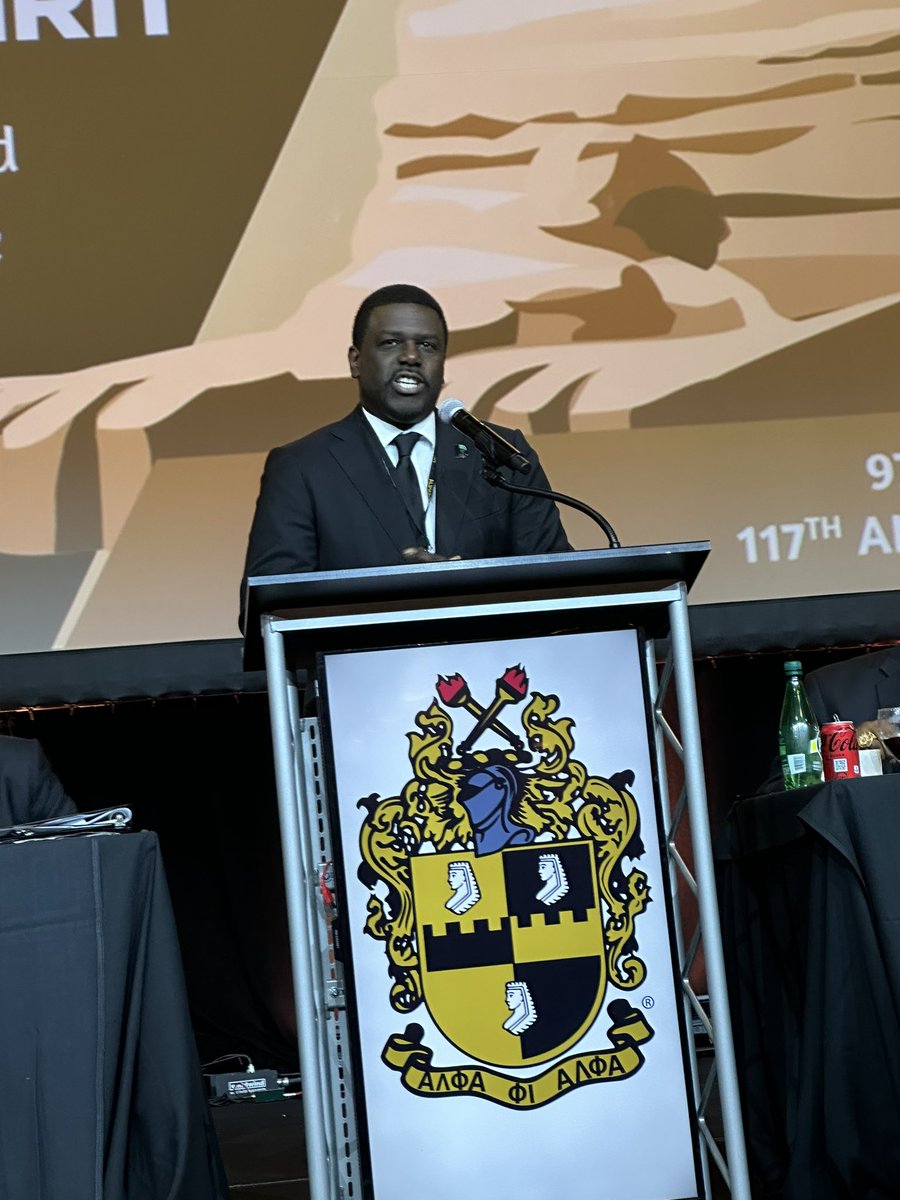 Bro. <a href="/artisnstevens/">Artis Stevens</a> of <a href="/BBBSA/">Big Brothers Big Sisters of America</a> at the Alpha convention. Of course he was initiated through <a href="/UGA_Alphas/">The Zeta Pi Alphas</a> !