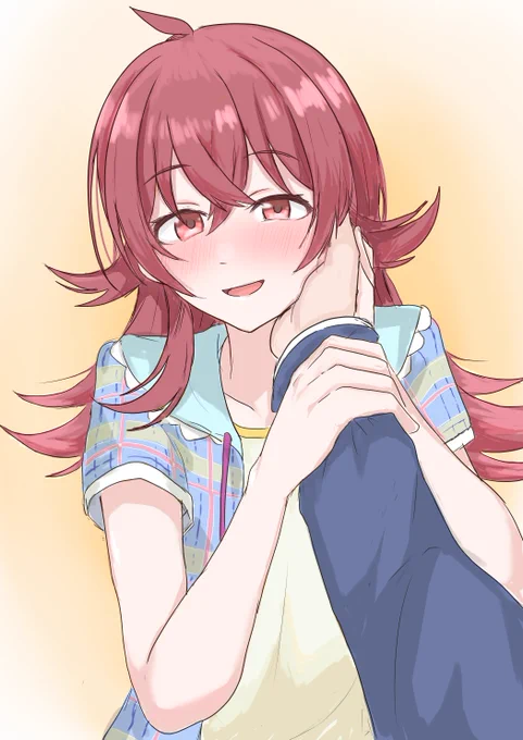 えへへっプロデューサーさんの手、おっきくてあったかくて大好きです#小宮果穂生誕祭2023 #小宮果穂誕生祭2023 