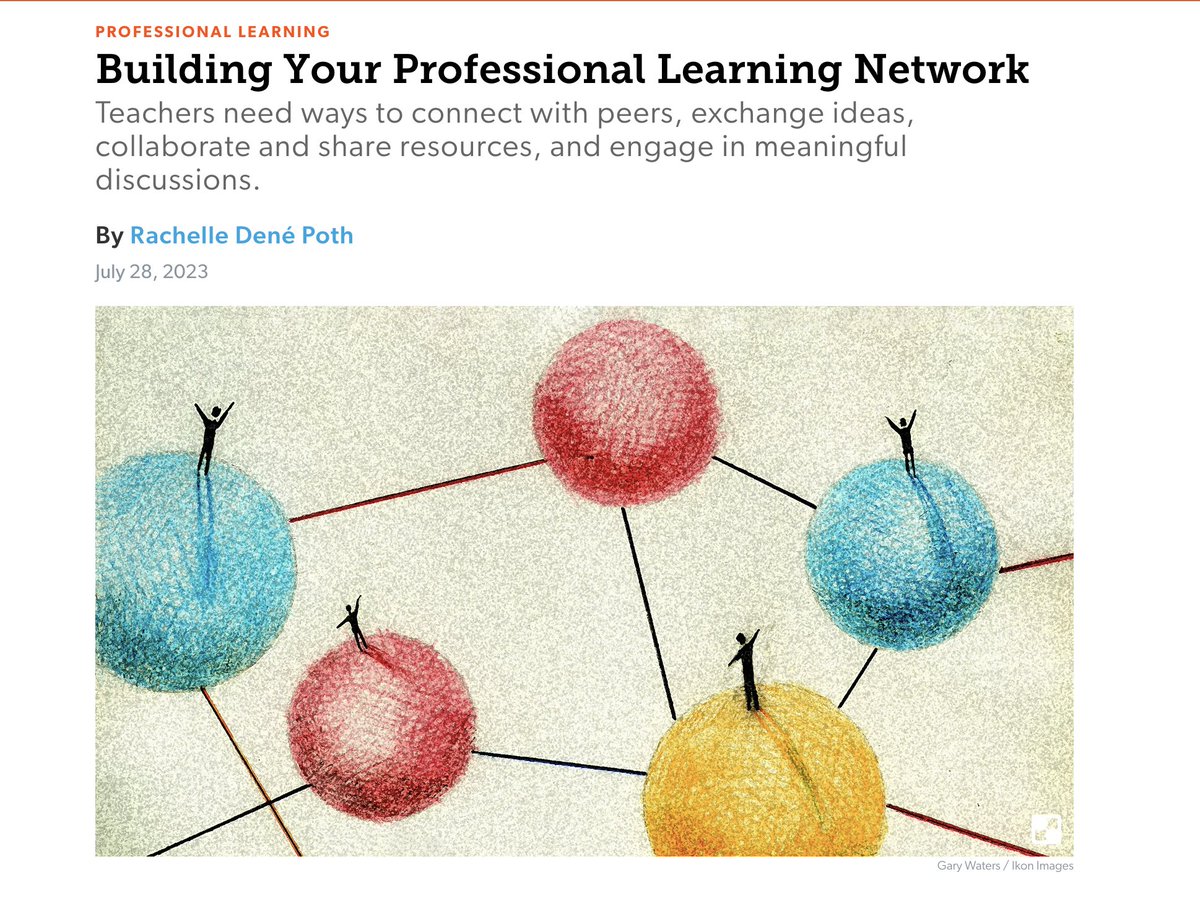 My newest for <a href="/edutopia/">edutopia</a>  Building Your Professional Learning Network  edutopia.org/article/profes… #education #edchat #teaching #PLN #edleaders #ktisummit @ISTEofficial <a href="/PAECT/">PAECT</a>