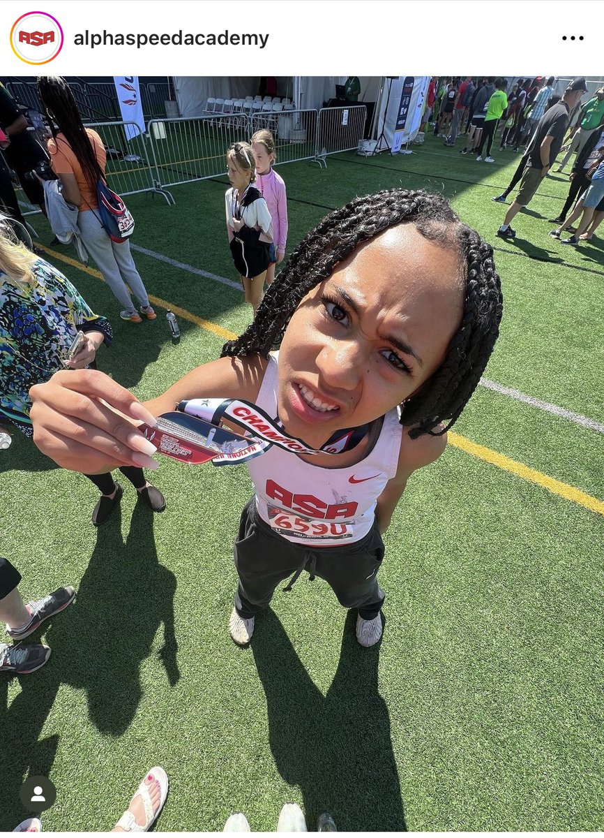 FDubTrackField's tweet photo. Huge Congratulations to Cassandra Atkins placing 3rd in the nation in the long jump and placing 1st in the Triple Jump earning her National Champion status! #FW #ASA https://t.co/MXOJNYdOtS