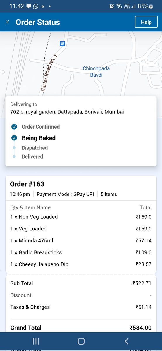 prath800's tweet photo. @dominos_india It's almost 1 hour and still waiting for your pizza. https://t.co/nG41qh7lwZ