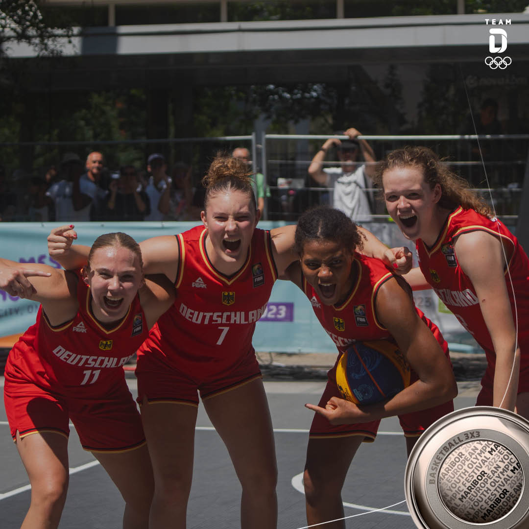 🏀 Es sollte ganz klar sein, wer den 3x3 Court im Griff hat! 
#TeamDeutschland 🥇🥈

GOLD für die Jungs und SILBER für die Mädchen! Was eine Leistung! 🤯
Glückwunsch an euch! 🎉

#TeamD #WirfuerD #EYOF #EYOF2023 #ReadyToShine