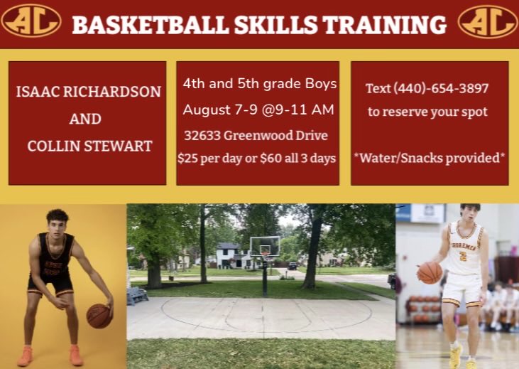 Another opportunity to learn from two former All Conference Shoremen!!