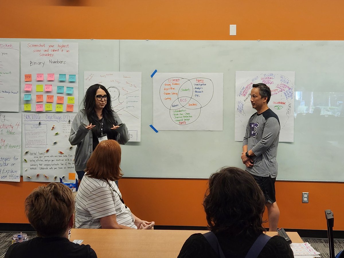 JoseLSilvaSmith's tweet image. Day 6 @osu_cascades for the @exploringcs PD. Last activity of the week. Summarizing this week's learning! Thank you for this incredible learning experience! โค๏ธ๐๐ #TISDProud #exploringcs