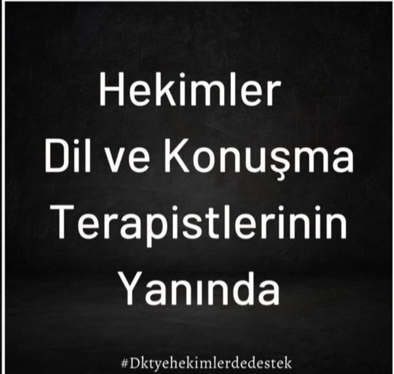 brainsciencetr's tweet photo. Ben de haklı taleplerinde dil konuşma terapistlerinin yanındayım 
@tcmeb https://t.co/8Hmr2IORbT