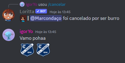 hoje tem 🐴🔵⚪