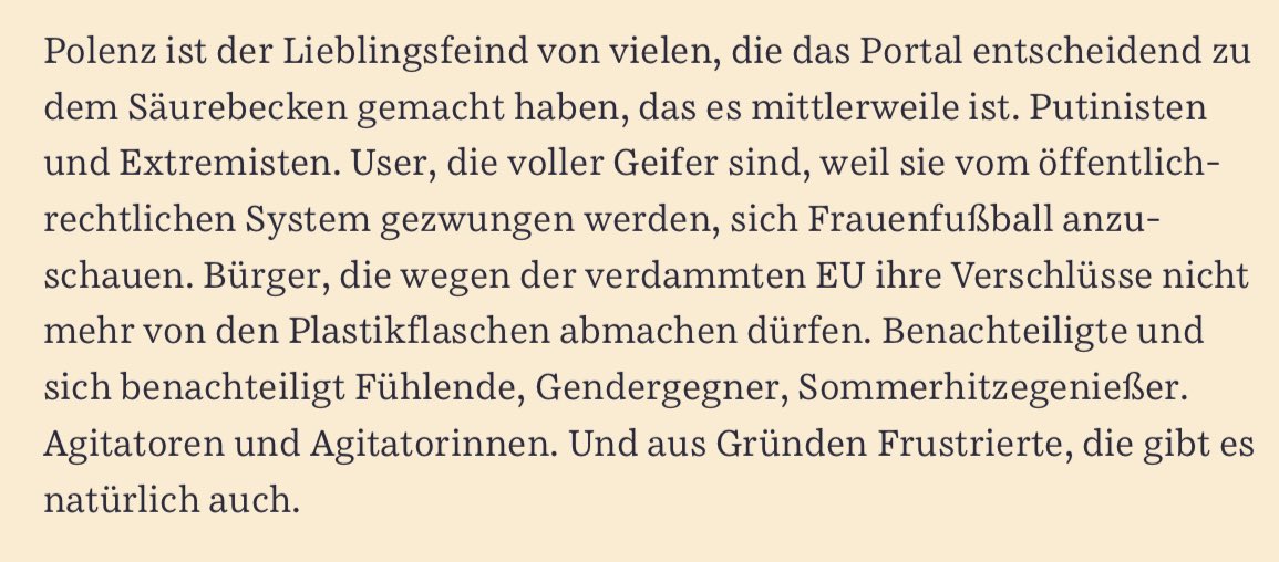 Ruprecht Polenz <a href="/polenz_r/">Ruprecht Polenz</a> ist für die Rechte schon lang der bevorzugte Punchingball.Aber das Überleben der Demokratie ist in Gefahr,darum gibt er keine Ruhe.Holger Gertz auf #SeiteDrei der <a href="/SZ/">Süddeutsche Zeitung</a> über den CDU-Mann und seine AfD-immune Heimat Münster. #SZPlus

sueddeutsche.de/projekte/artik…