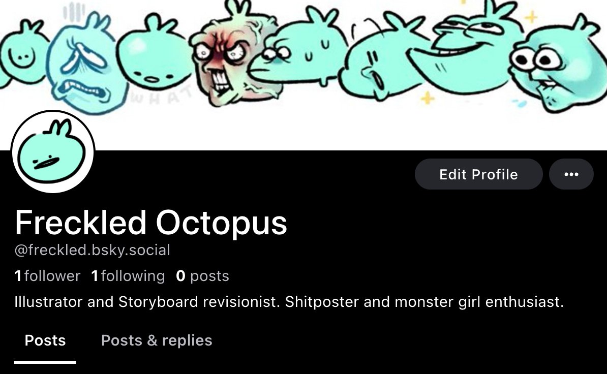 Was trying to avoid joining a bunch of other social media platforms partly because i've obviously been away from social posting (work/health) but i want to post again and branch out since "X" is such a mess

Just joined Bluesky so anyone else on there lemme know so i can follow!